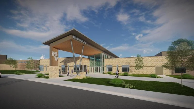 Rendering of Medina Valley High School